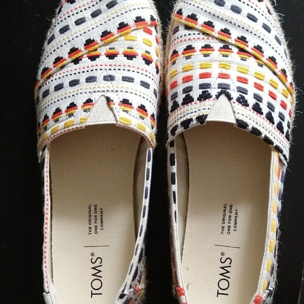 TOMS® Alpargata Natural Woven Slip-on